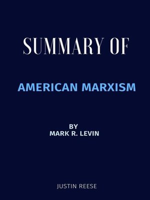 cover image of Summary of American Marxism by Mark R. Levin